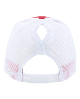 Infinity Her "Charlie" Trucker Cap - Coral / White